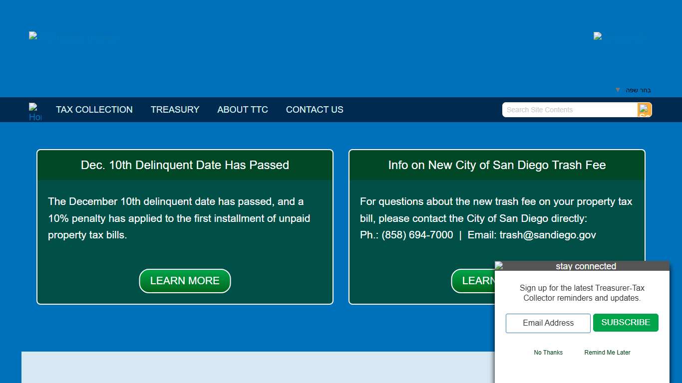 Treasurer-Tax Collector